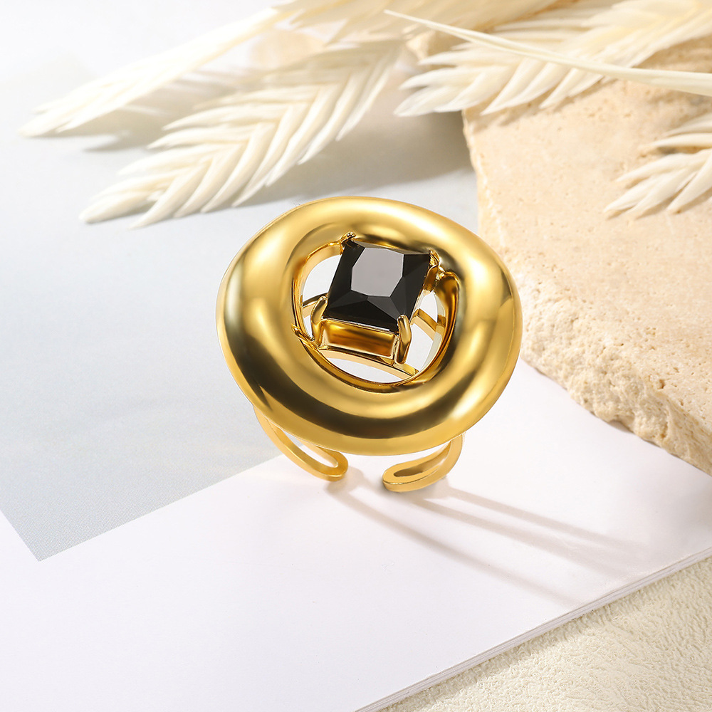 10g Weight 0.03µm-0.05µm Gold Plating Thickness PVD Coated Gold Plating Process Real Gold Plated Plating Material Artificial Diamond Inlay Material Open Rings Classification 1 Piece Quantity Casual, Daily Occasion 304 Stainless Steel Material Geometric Pattern All Seasons Season Unisex Gender IG Style, Elegant, Retro, Classic Style Style Waterproof Non Tarnish, Plating Craft PVD Coated Real Gold Plated Geometric 304 Stainless Steel IG Style Elegant Retro Waterproof Non Tarnish Open Rings 25
