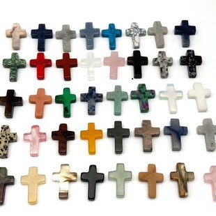 ���Sֱ�N��Ȼʯ�����۾��{���Ͼ��sʯ��ɫʮ�ּܔ[�� 18x25mm����