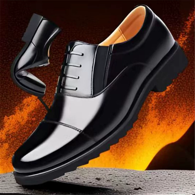 Кожаная обувь мужская весна и осень на работе обувь бизнес мужская обувь три шарнира один педаль оптом