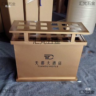 Umbrella Stand Commercial Real Estate Rain Rack Hotel Lobby Umbrella Bucket Sales Department Storage Umbrella Stand Free Logo