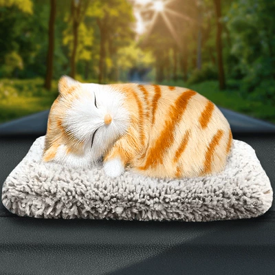 Interior Ornaments, Air Purification, Handmade Creative – Aktiv kömürlü qoxu uducular - small-orange-cat