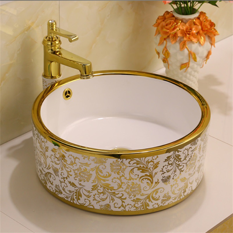 F 420 * 420 * 150mm cuenca + drenaje de cerámica