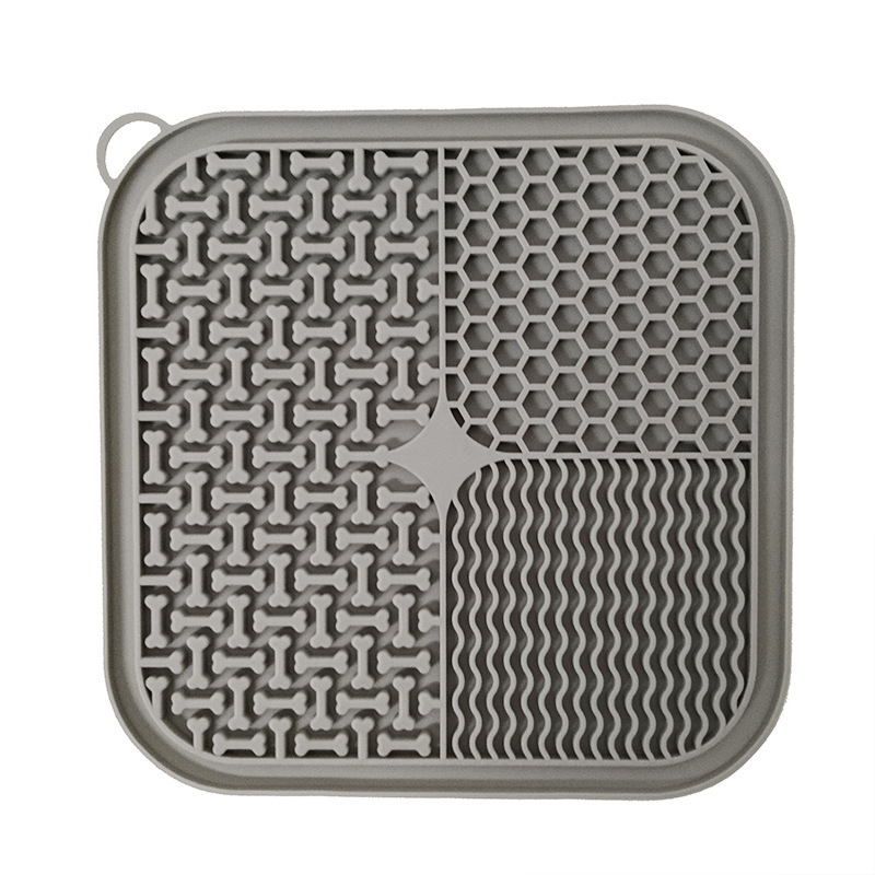 El estilo de explosión de Amazonas es adecuado para todo tipo de almohadillas de lamiendo de silicona para mascotas, almohadillas de comida lenta para perros, almohadillas antideslizantes con ventosa