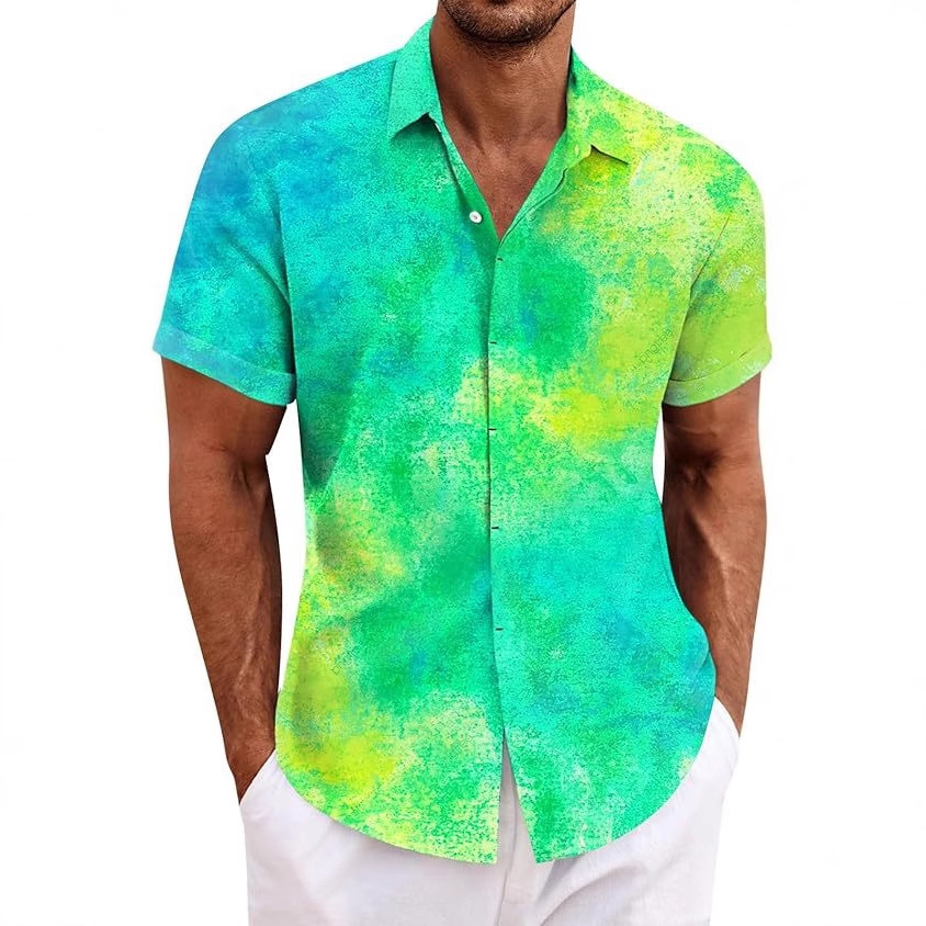 Comercio exterior europeo y americano Amazon 2025 nueva camisa casual de manga corta de alta calidad para hombres MB1