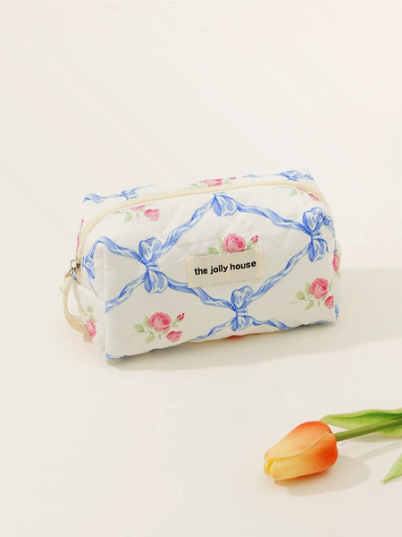 With bow, blue, small