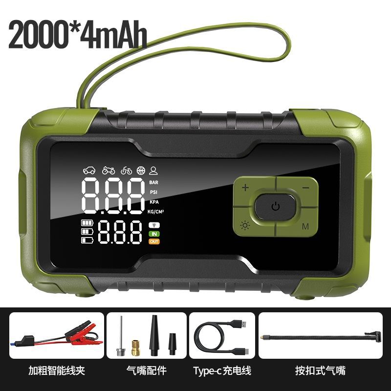 Chezai – Car Air Pump Hava nasosu - atj-2006-jump-starter-green