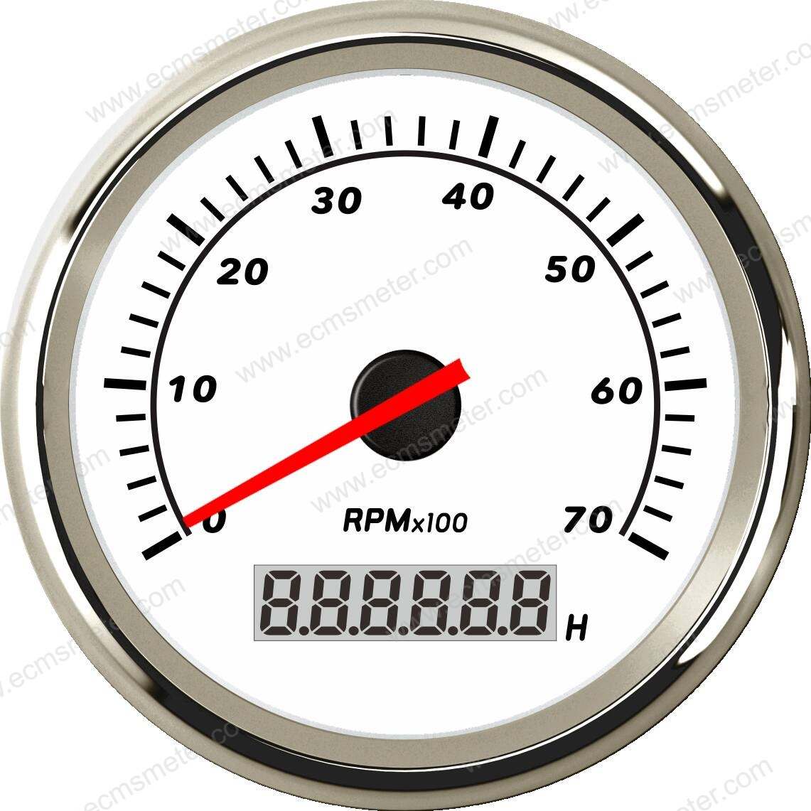 ECCW85mm螺纹改装汽车工程机械设备车指针转速表7000转 速比自设