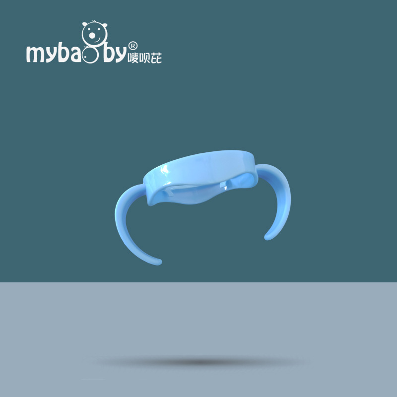 Nuevo estilo adecuado para Xin anyi natural serie nativa boca ancha botella de alimentación de vidrio mango PP manija de la botella de alimentación