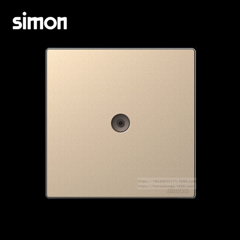 Simon/西蒙 M3系列 一位电视插座（香槟）585111-46