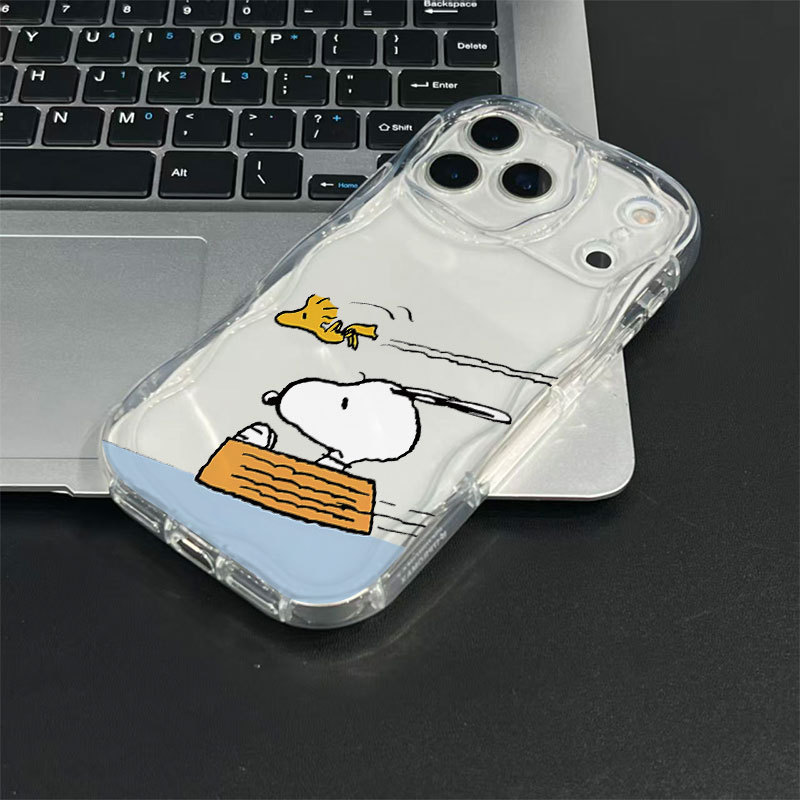 Skiing Puppy Suitable for Apple 17Promax All-Inclusive 16 Phone Case Iphone15/14/12/13 Anti-Fall Xsm