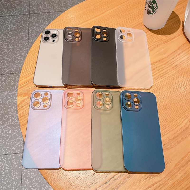 磨砂超薄iPhone14Pro手机壳适用苹果13max/12/11透明全包边保护套