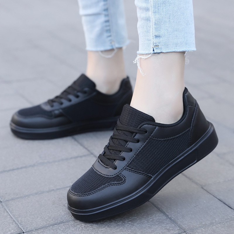 universal lightweight white breathable white sneakers for students