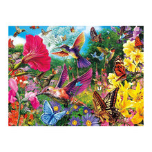 砖石画DIY 魔方圆钻动物小鸟麻雀 蝴蝶钻石画新款厂家批发十字绣