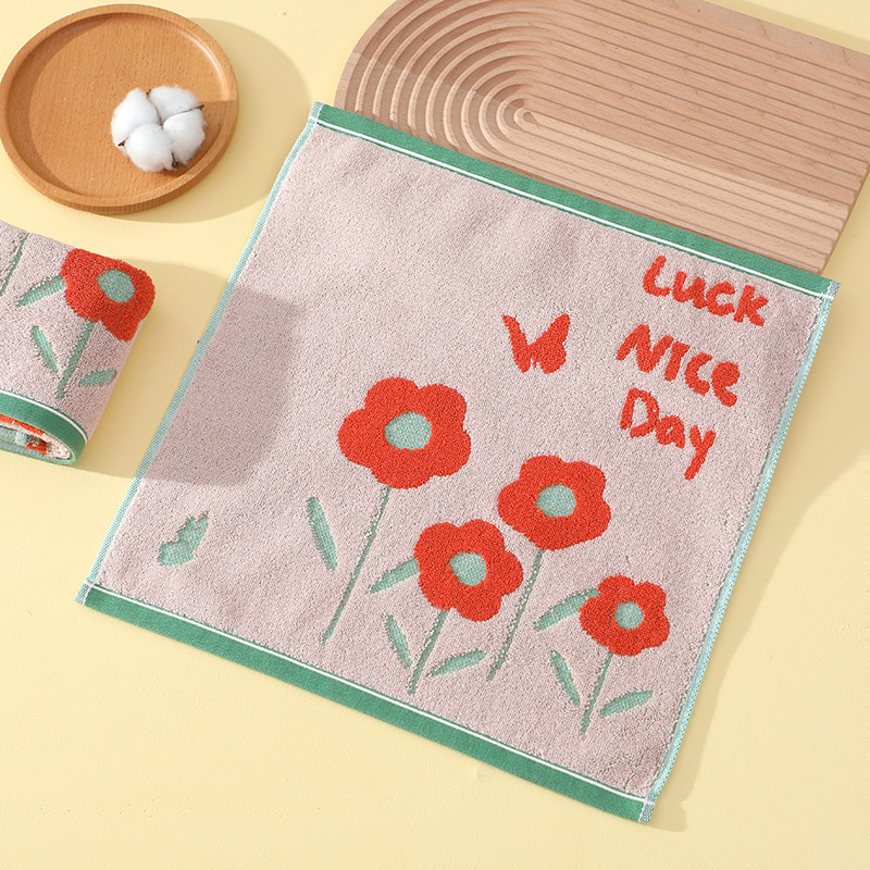 100% Class A Absorbent Non-Shedding Individually Packaged Household Face Washing New Year Gift Towel Pure Cotton_voghion.com
