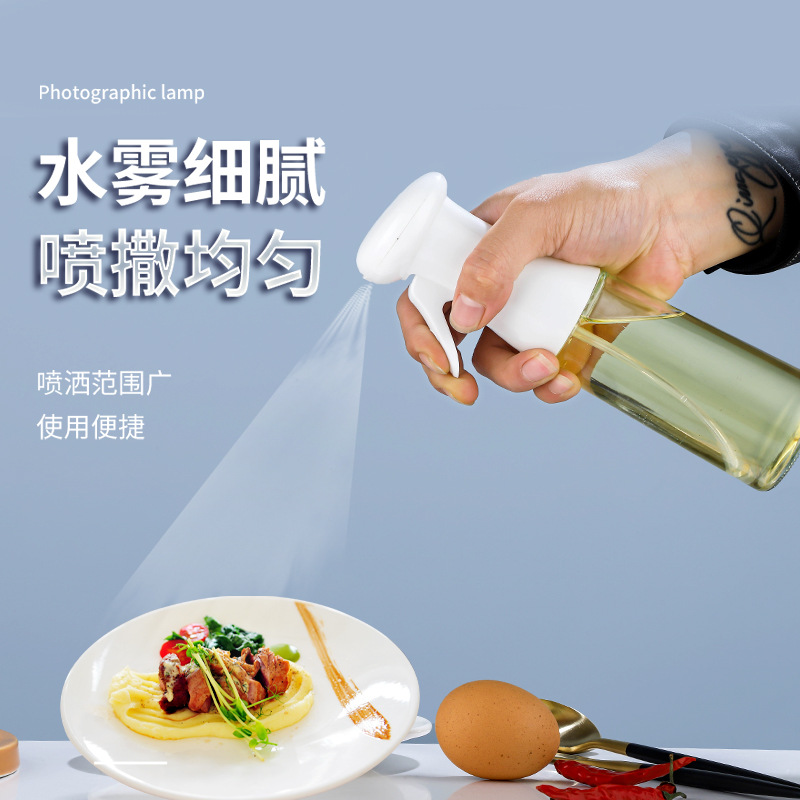 Spray Bottle Pressurized BBQ Olive Oil Spray Bottle for Kitchen Home Use Food Grade Glass