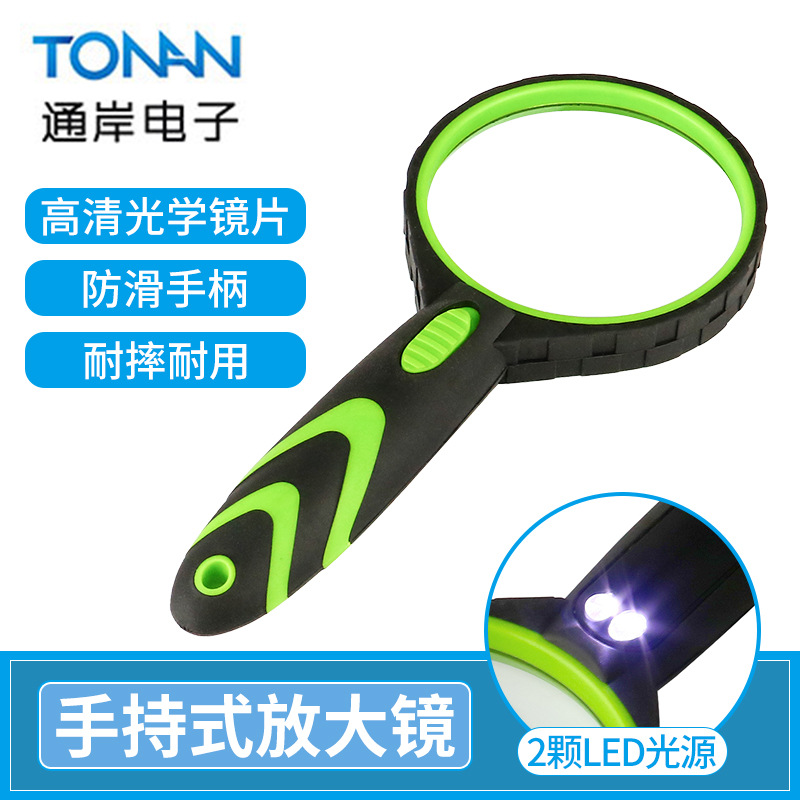 Handheld magnifying glass