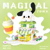 Ice cream cafe, constructor, 320 pieces