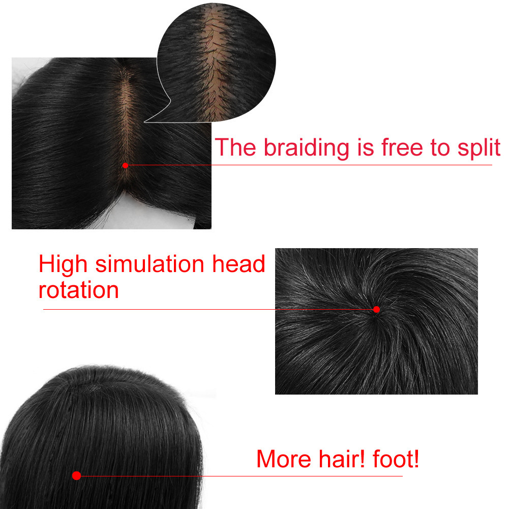 Xu Chang peluca modelo de cabello ejercicio de trenzado de cabello cabeza peluca modelo de cabello peluquería corte de cabello enseñanza ejercicio de corte de cabello