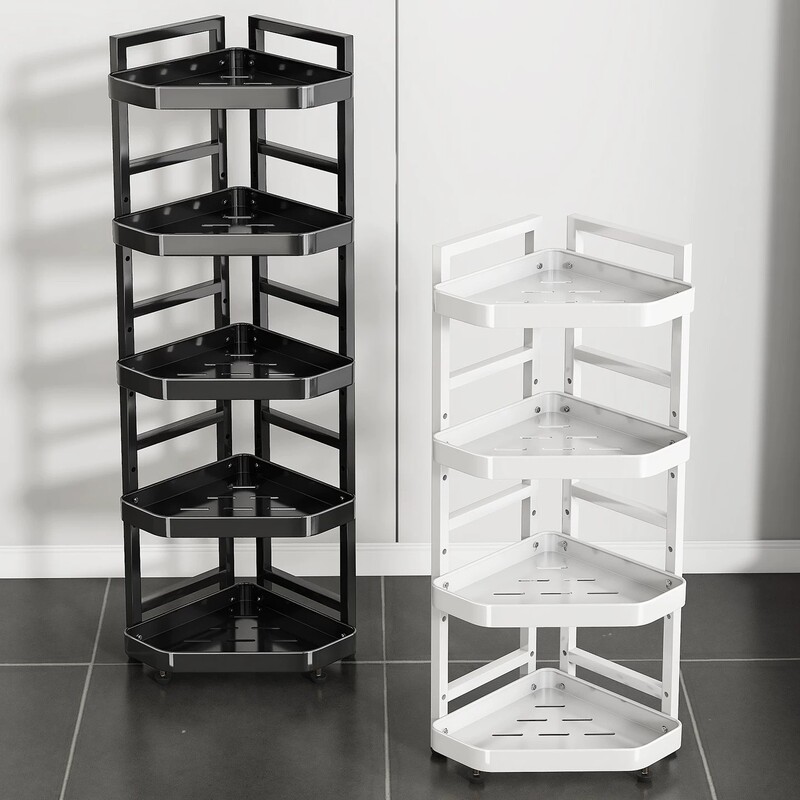 Bathroom Storage Rack, Floor-Standing Toilet Storage Rack, Dormitory Toilet Corner Storage, Bathroom Triangle Shelf Bathroom Storage Rack, Floor-Standing Toilet Storage Rack, Dormitory Toilet Corner Storage, Bathroom Triangle Shelf