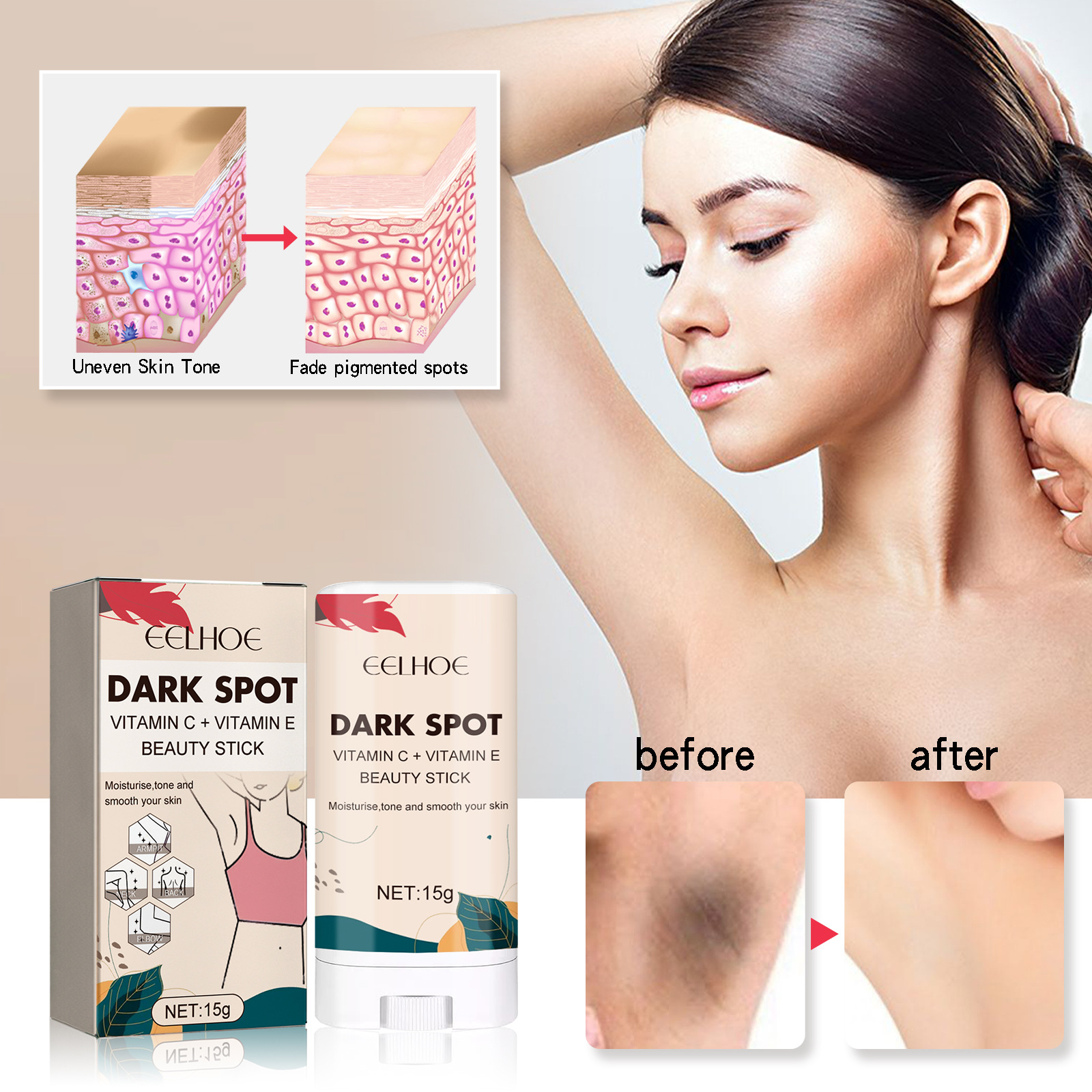 Stick corrector anti-manchas para manos y codos tono uniforme_voghion.com