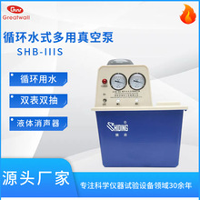 循环水多用真空泵 长城科工贸 SHB-IIIS狮鼎牌  实验室仪器低噪音