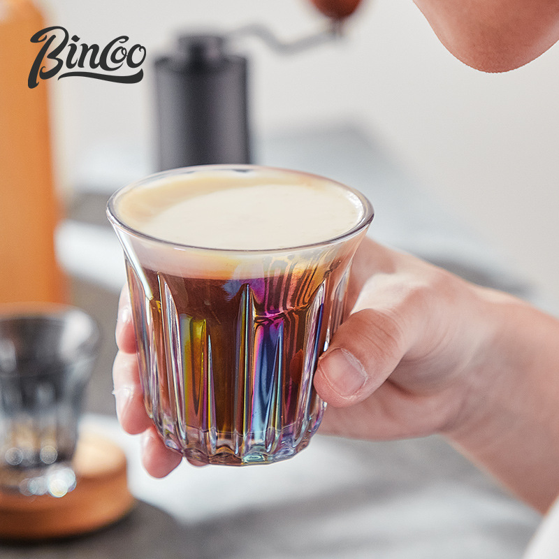 Bincoo Coffee Cup Glass Cup Latte Cup American High-End Dirty Espresso Cup Bincoo Coffee Cup Glass Cup Latte Cup American High-End Dirty Espresso Cup