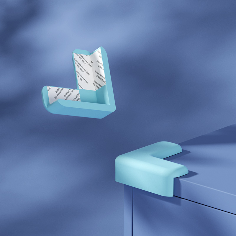 Animales transfronterizos Conejo Silicona Esquina de mesa Esquina de protección Esquina anticolisión Esquina anticolisión para niños Equipo de protección de seguridad para bebés