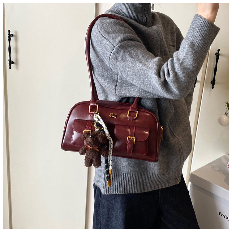 Fashionable and casual underarm bag for women, new autumn/Winter 2025, trendy and versatile, multi-pocket single-shoulder bag, high-end handbag undefined