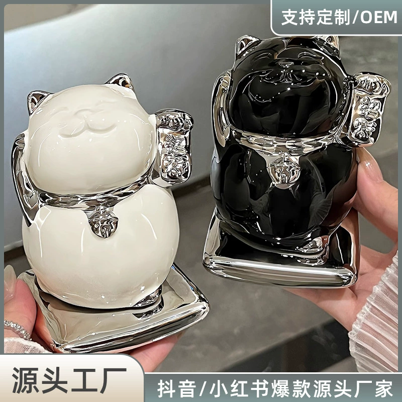 Легкий экстравагантный кошачий зубочистка ватная крышка баночка с креативной индивидуальностью домашняя гостиная столешница зубочистка банка для хранения украшения