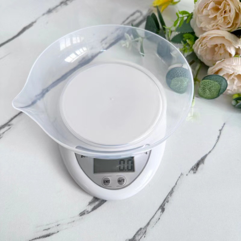 B05 Electronic Scale Home Kitchen Scale Multifunction Food Weighing American Cake Baking Scale High Precision Gram Scale Wholesale