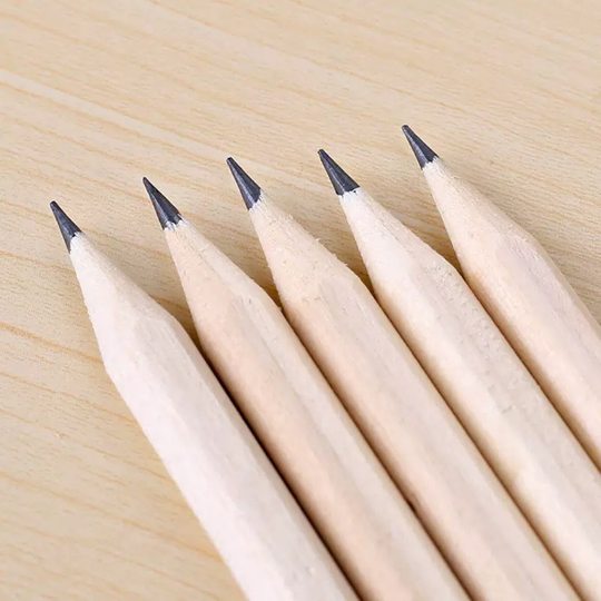 Hexagonal log pencil HB daily writing primary school writing drawing stationery children's sketch drawing pencil wholesale