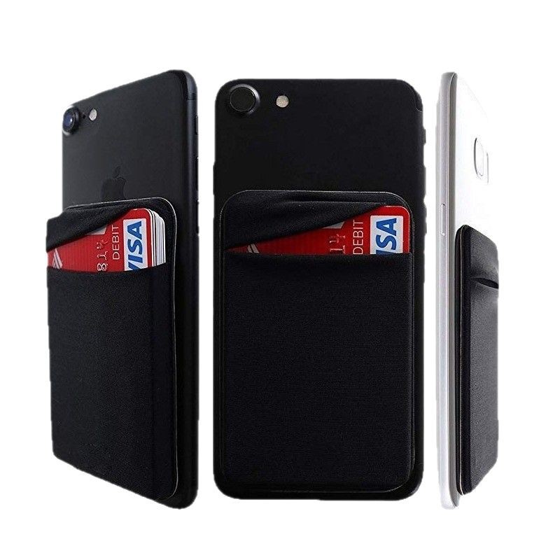 En stock suministro multifunción titular de la tarjeta del teléfono móvil tarjeta bancaria titular de la tarjeta de autobús logotipo impreso