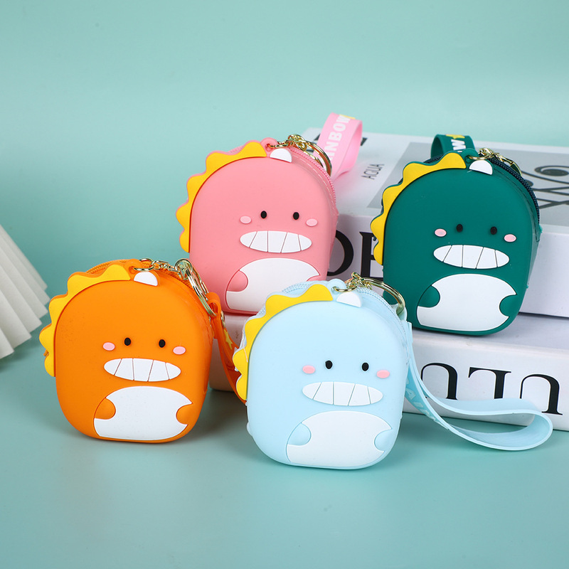 Creative Cartoon Dinosaur Baby Coin Purse Pendant Cute Little Dinosaur Key Bag Card Bag Male and Female Student Accessories Creative Cartoon Dinosaur Baby Coin Purse Pendant Cute Little Dinosaur Key Bag Card Bag Male and Female Student Accessories