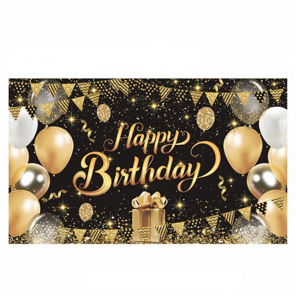 2025 feliz cumpleaños bandera bandera fiesta tela de fondo tema de cumpleaños actividad foto colgar tela decoración de la foto