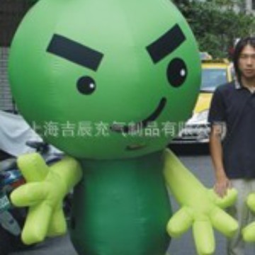 供应卡通充气广告模型 充气固定气模 耐老化气模可来图定制