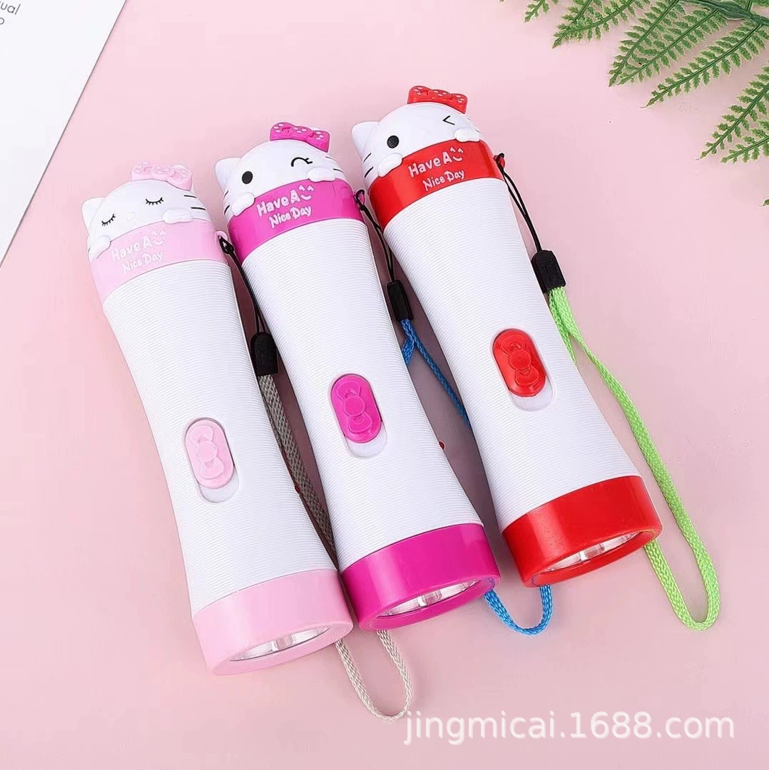 Прямые продажи с фабрики милый кот светодиодный перезаряжаемый фонарик ночное освещение домашний Открытый Мультфильм двойного назначения фонарик