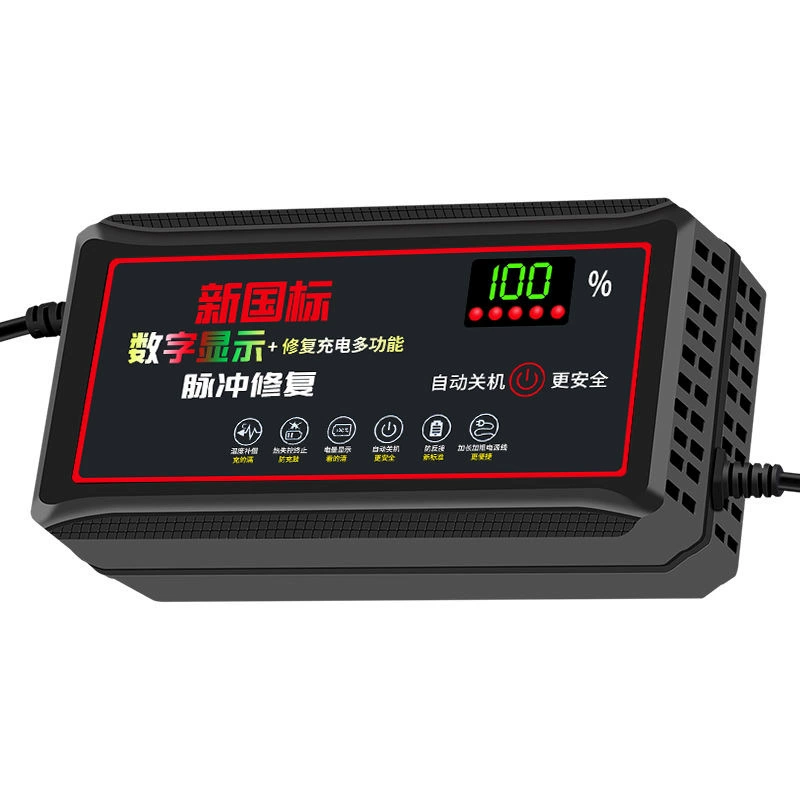 Автоматическое отключение умного электрического зарядного устройства для бутылок 60v48V72V Volt 20Ah84v12aH Ann 30 трехколесный велосипед