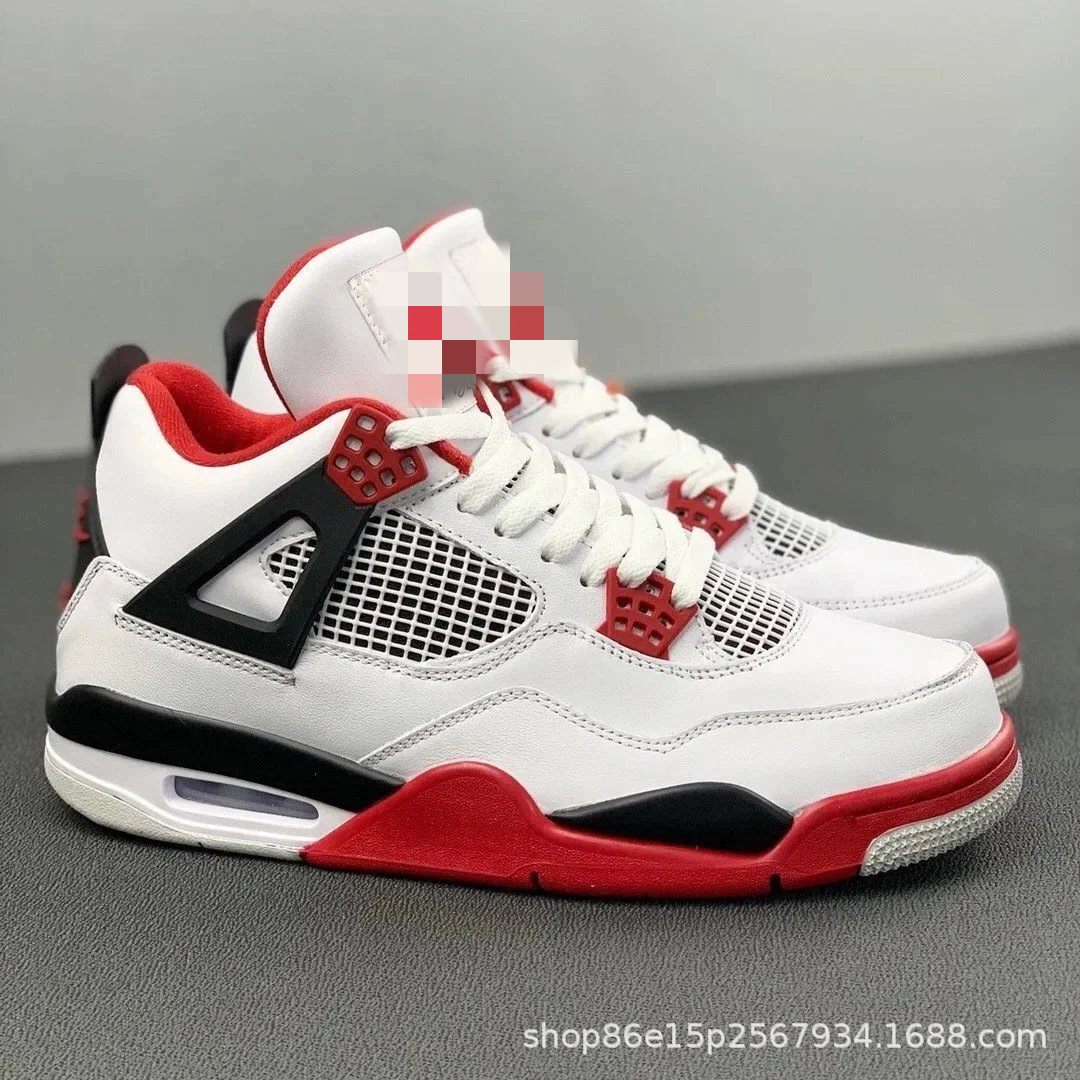 Zapatillas de Baloncesto Deportivas AJ4, Cuero y Caucho, Transpirable y Antideslizante, para Deporte y Ocio