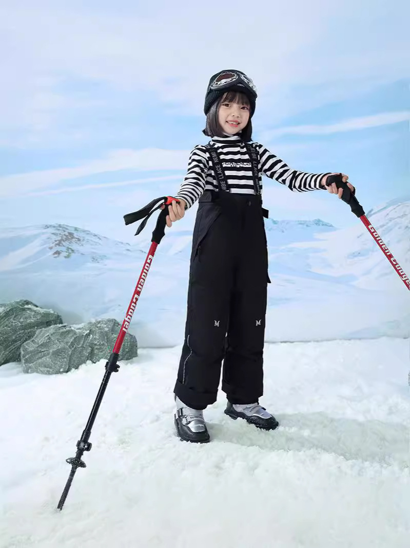 Children's winter trousers with down