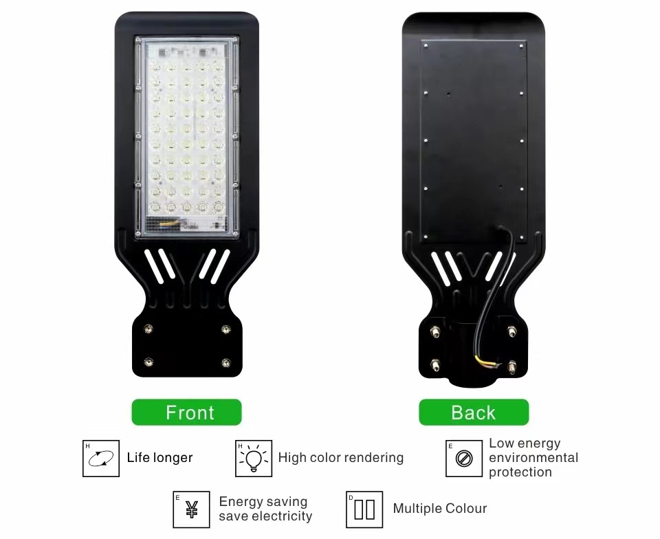 Description Picture 5 of item50W/100WLED floodlight 110V waterproof IP65 road lighting projection lamp courtyard outdoor spot light reflector lighting AC220V