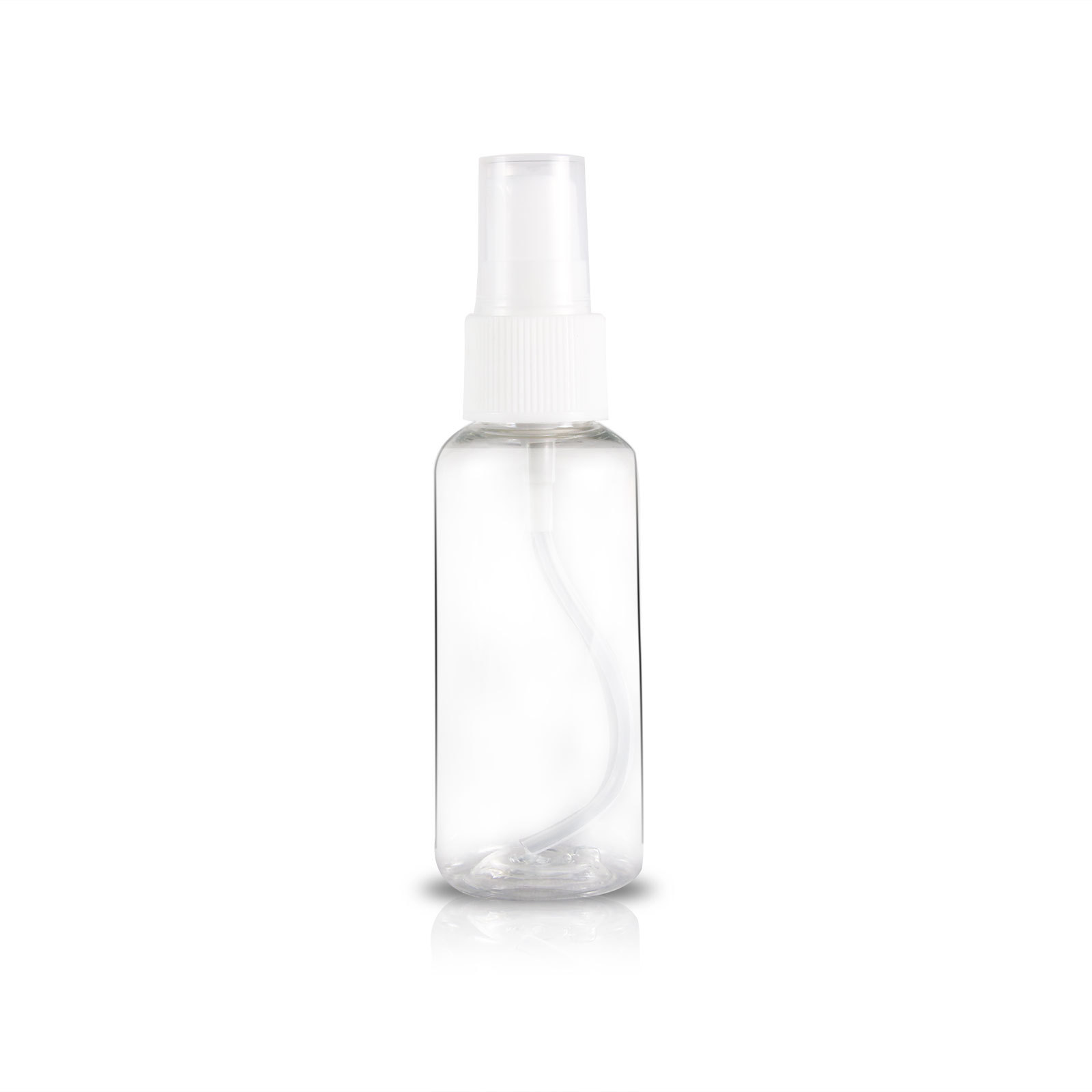 Botellas vacías en stock de 30ml, 50ml y 100ml, botellas de spray con pulverización fina lateral, botellas de plástico hidratantes recargables, botellas de spray.