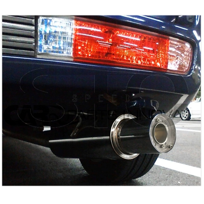 Directly supplied by the manufacturer, universal exhaust muffler for modified cars, 304 stainless steel tailpipe silencer