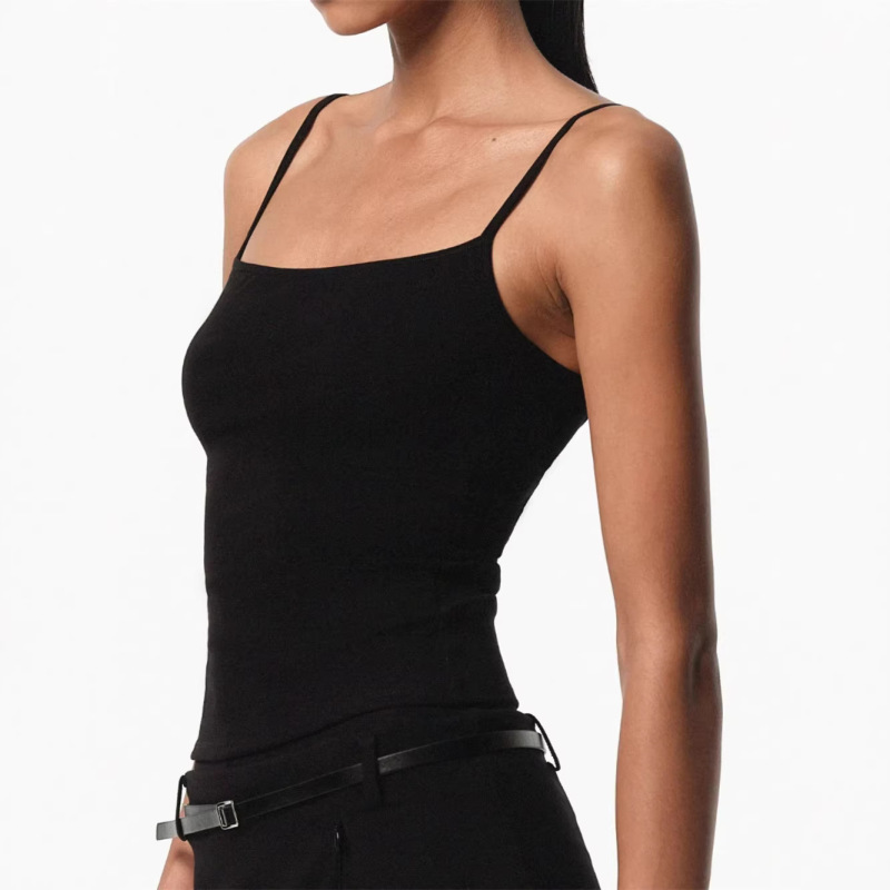 "Classic Wardrobe" Basic Square-Neck Camisole for Women, Available in Four Colors