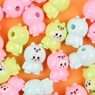 Creative cartoon pencil sharpener manual cute small pencil sharpener student mini color pencil sharpener stationery wholesale