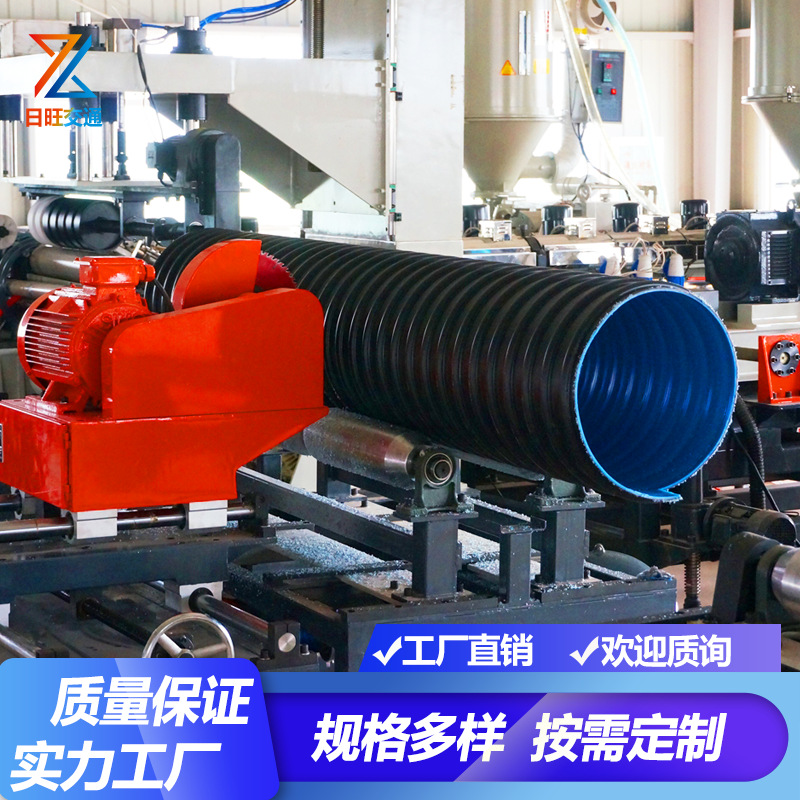 HDPE波纹管批发双壁排污波纹管黑色缠绕波纹管高强度聚乙烯排水管