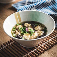 【一件代发】好看的馄饨碗家用面条碗陶瓷面碗日式餐具斗笠拉面碗