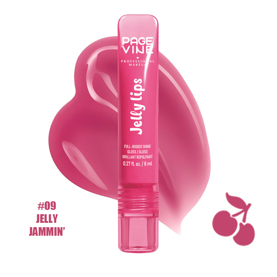 Cross-border PAGE VINE Lip Oil Fruit Lip Oil Hydrating Nutrient Lipstick Lock Water Brilliant Lip Esmalte