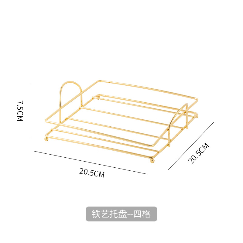 Plato de frutas de vidrio, plato de frutas de lujo ligero casero con cubierta de barra KTV creativo de bocadillos, plato de bocadillos