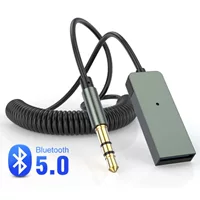 Новый автомобильный Bluetooth 5,0 аудиоприемник AUX автомобильный аудио беспроводной музыкальный навигатор U дисковый адаптер
