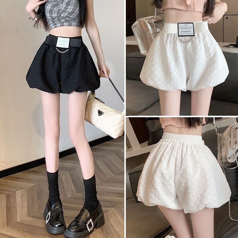 Plus-Size Black Short Skirt for Women, Summer A-Line Petite Floral Skirt Pants, Casual High-Waisted Wide-Leg Pants with Patchwork Plus-Size Black Short Skirt for Women, Summer A-Line Petite Floral Skirt Pants, Casual High-Waisted Wide-Leg Pants with Patchwork